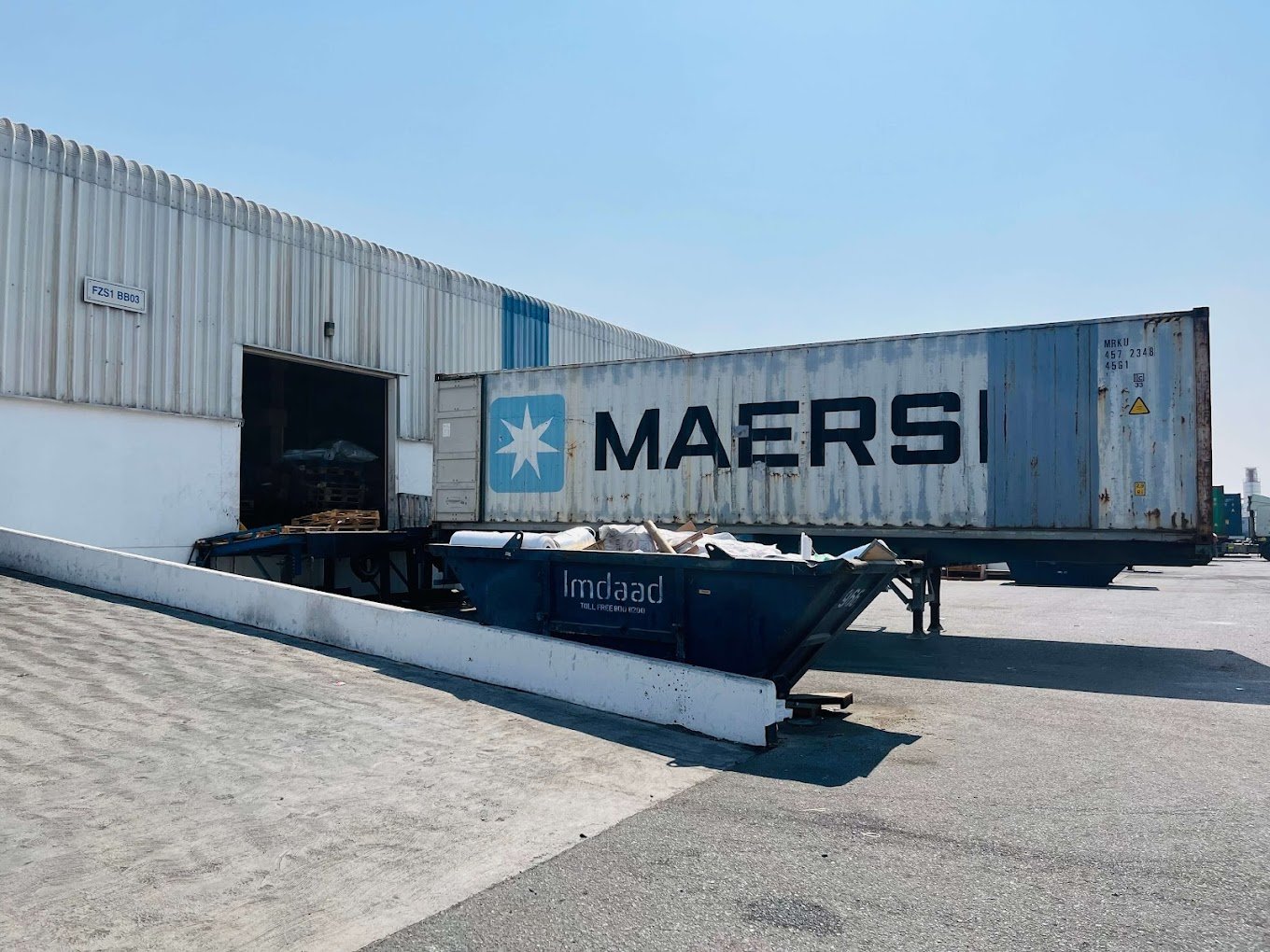 Warehouse facility exterior